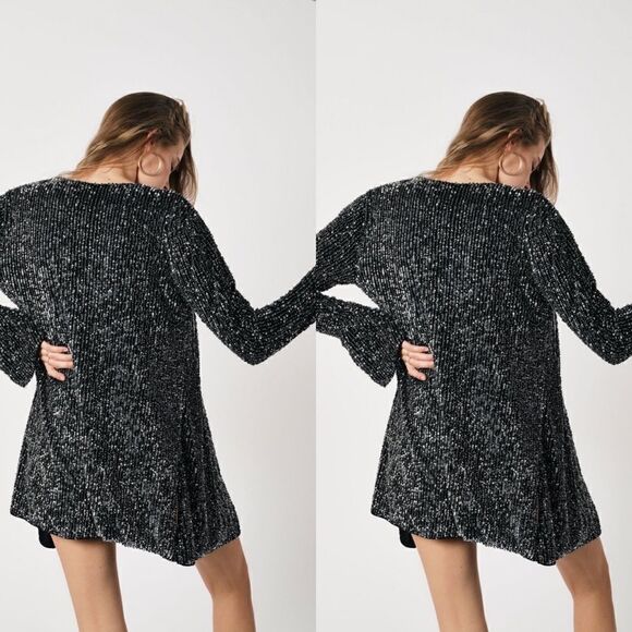 FREE People Harley Sequin  Jacket - Picture 1 of 7